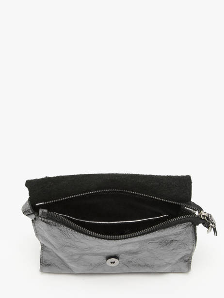 Cross Body Tas Leather Leder Biba Zilver leather CMO3L ander zicht 2